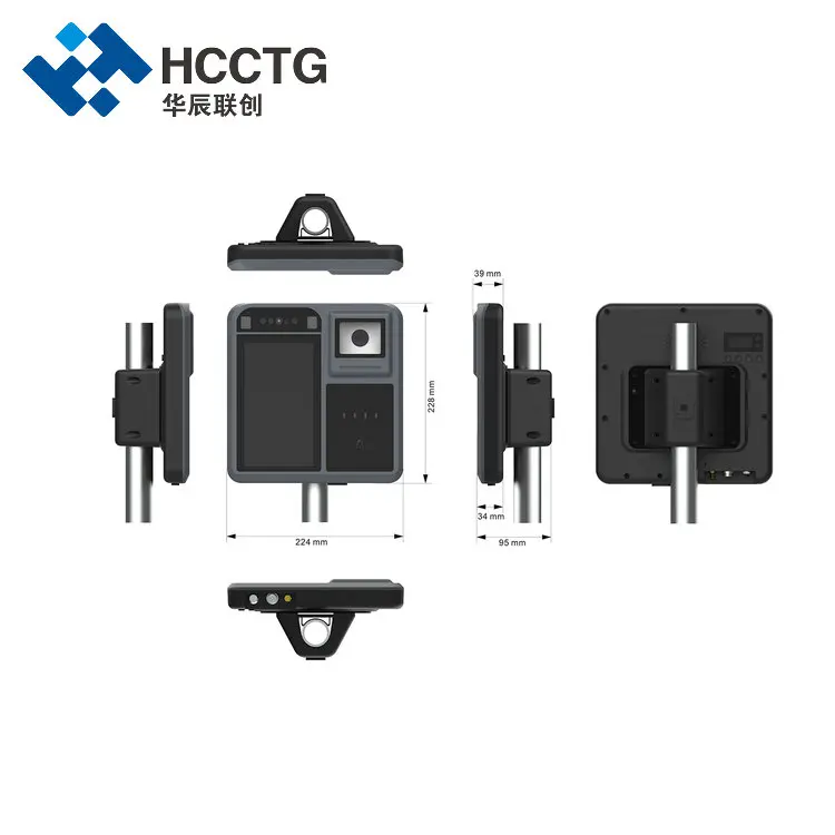 4G WIFI NFC Smart Android Bus Validator With QR Module for Automatic Fare Collection P18-Q