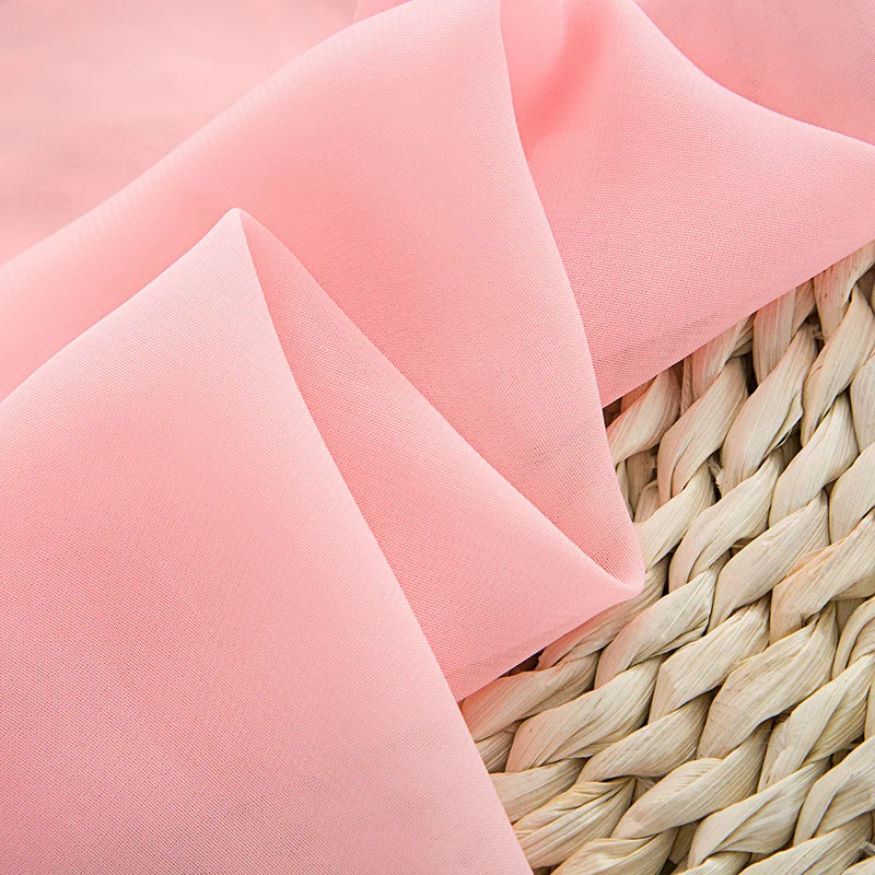 Bulk Buy From China 75D chiffon materials polyester textile dresses fabric for evening dress