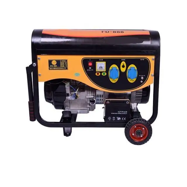 Lingben 1200 Watt Small Gas Power Center Generator Electric Driven Unit Lb2200dx-d