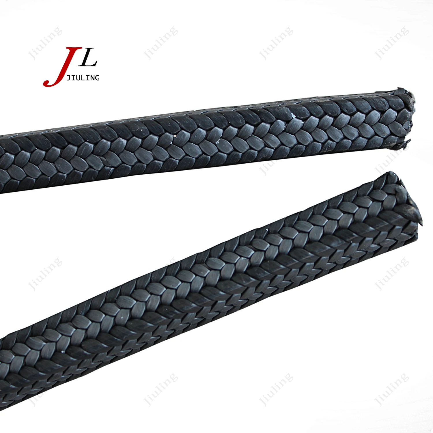Прямая сделка Fibra di Ptfe nera ammollo lubrificante ghiandola imballaggio per valvo tenuta