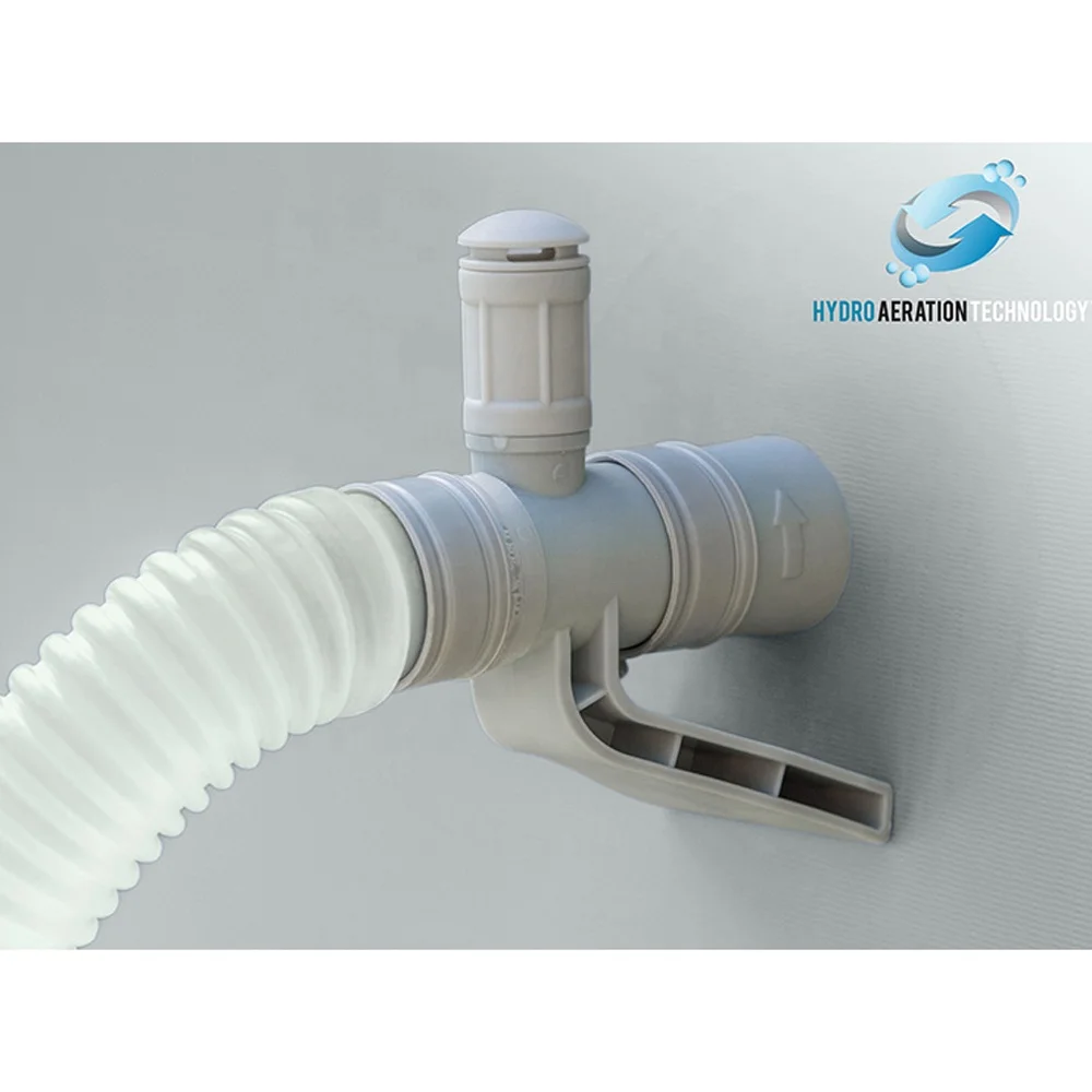 INTEX 26788 Family Rectangular Prism Frame Outdoor Above Ground Swimming Pool Set