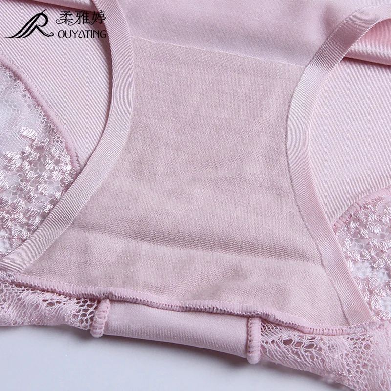 OEM бесплатный образец женского нейлонового спандекса Шелковистое женское сексуальное нижнее белье кружевные бесшовные трусики