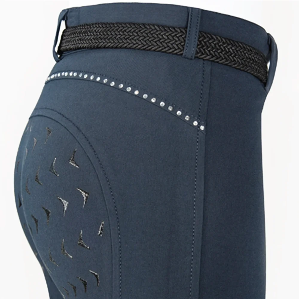 ladies winter women high waisted quality competition girls full seat silicone horse equestrian riding breeches