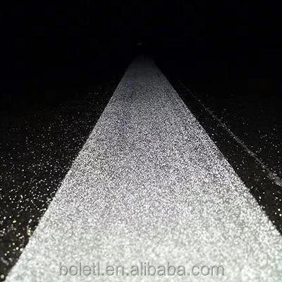 TT-B-1325D type III index of refraction 1.93 air port glass beads for thermoplastic road marking paint