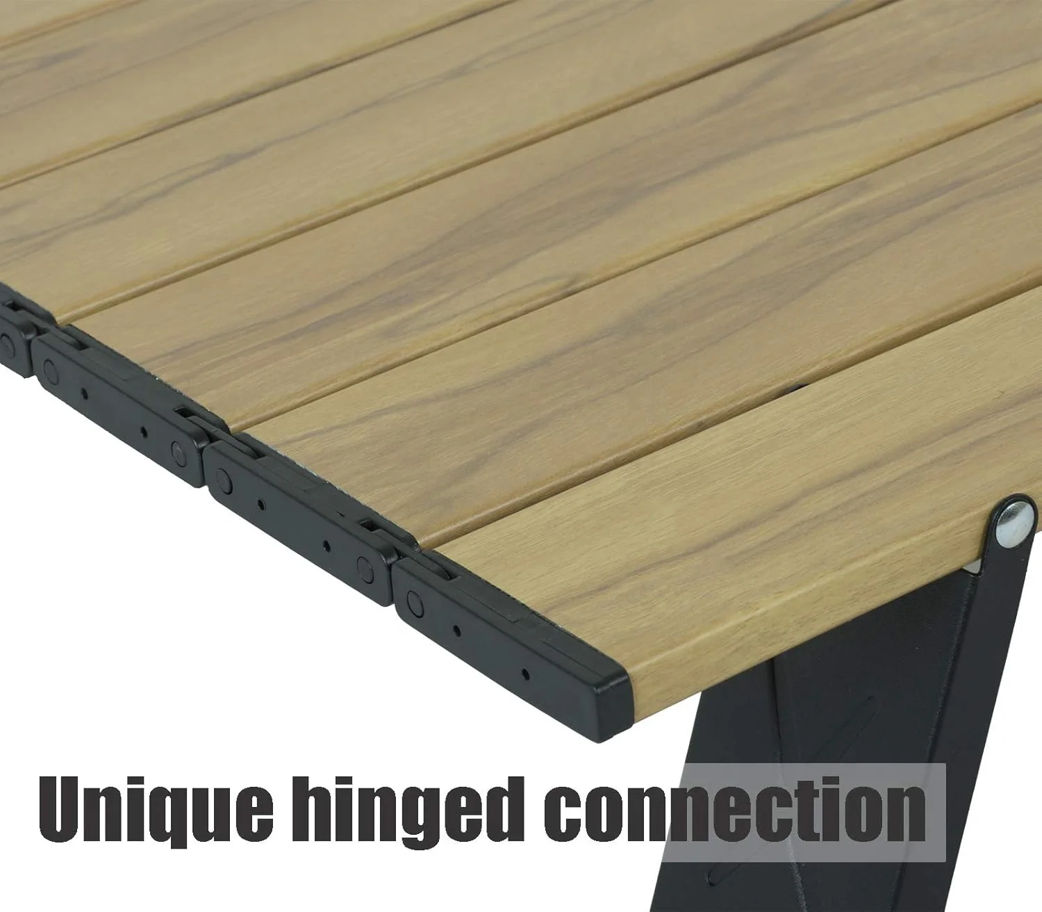 HISPEED Mini Japanese Folding Coffee Table Metal Outdoor Side Tables Portable Mini Japanese Folding Coffee Table