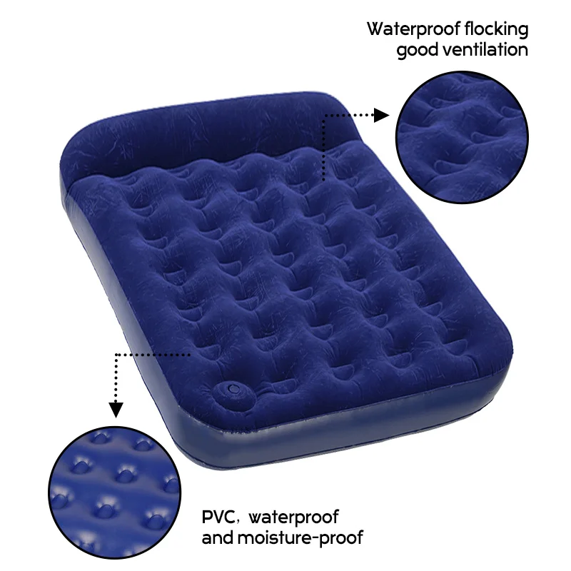 Роскошный надувной матрас со встроенным насосом диван