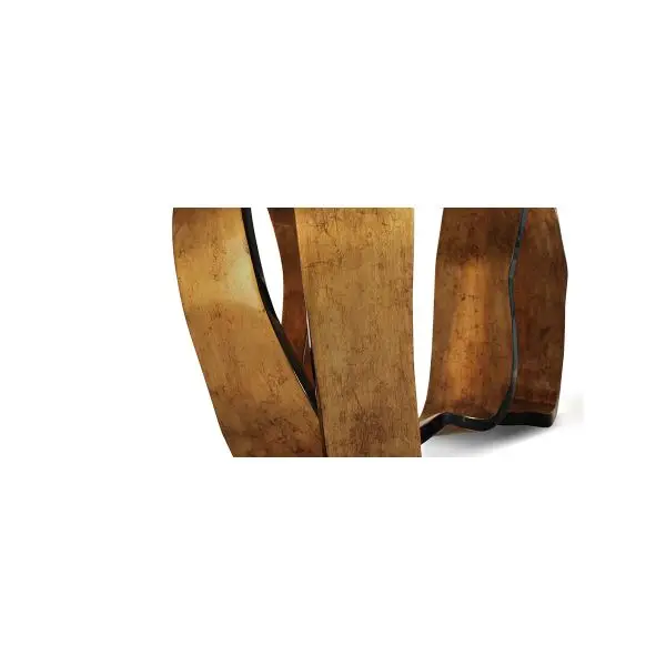 Sunwe luxury boca design glass top dining table set modern dining room furniture console table