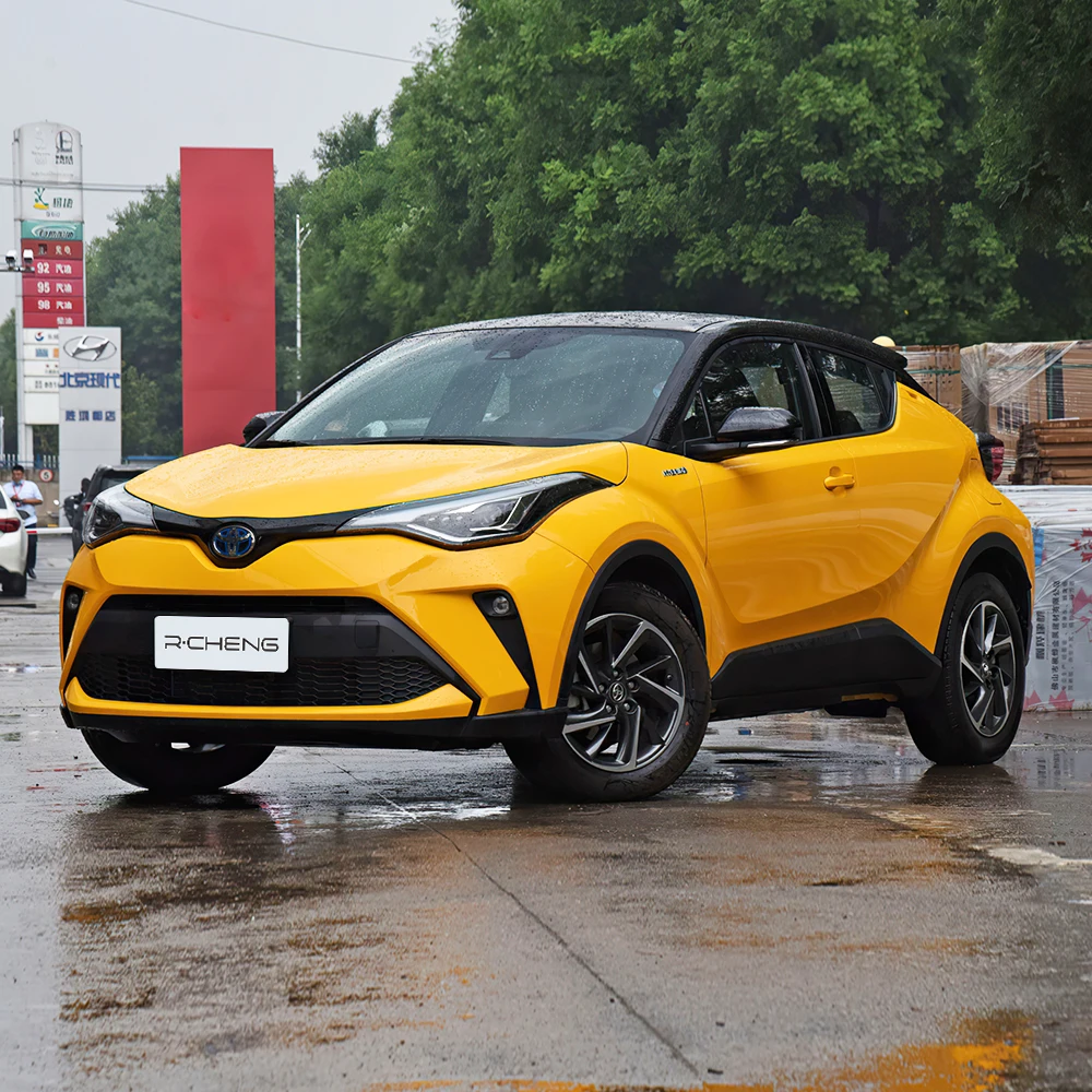 Новое поступление бензиновых автомобилей Новый внедорожник в Китае Toyota C H--R желтый 2-колесный новый бензиновый автомобиль