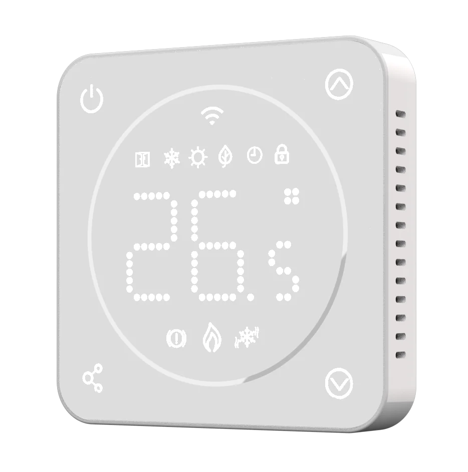 Max 16A Load 2.4Ghz Tuya  WiFi Smart  Electric Floor Heating Room Thermostat ODM China Factory