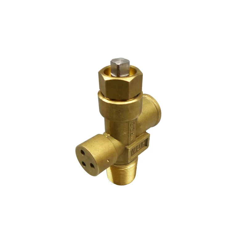 
Made in China high quality gas bottle head valve liquefied gas brass safety shut-off valve 