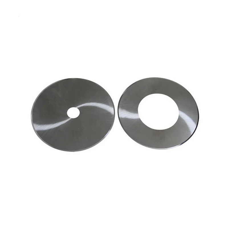 factory price tobacco cutting circular knife paper slitting granulating knives plastic rubber textile blade