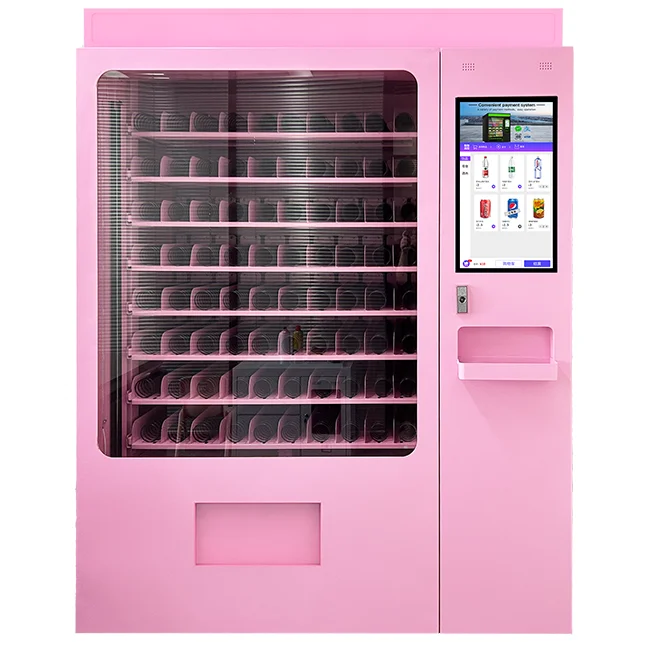 OEM/ODM Cosmetics Beauty products Skin Care Hairs Wigs Eyelash Vending Machines for shopping mall cosmeticsvending machine