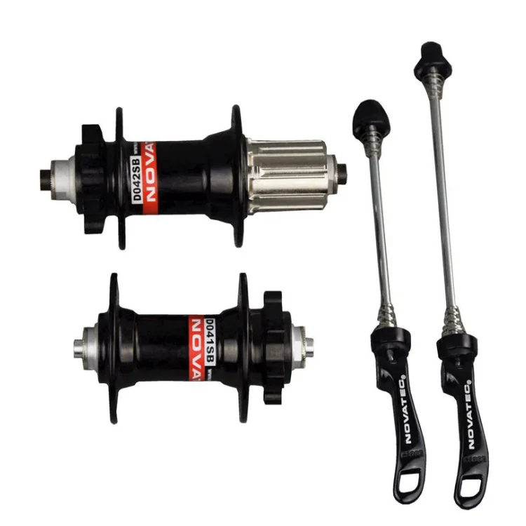 NOVATEC Mountain dish Temple bearing bike hub D041SB/D042SB four shaft leather Bike
