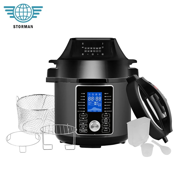 Hot Selling Oilless Multicooker Oil Fumes Healthier Fried Food Pressure Cooker Air Fryer Oven
