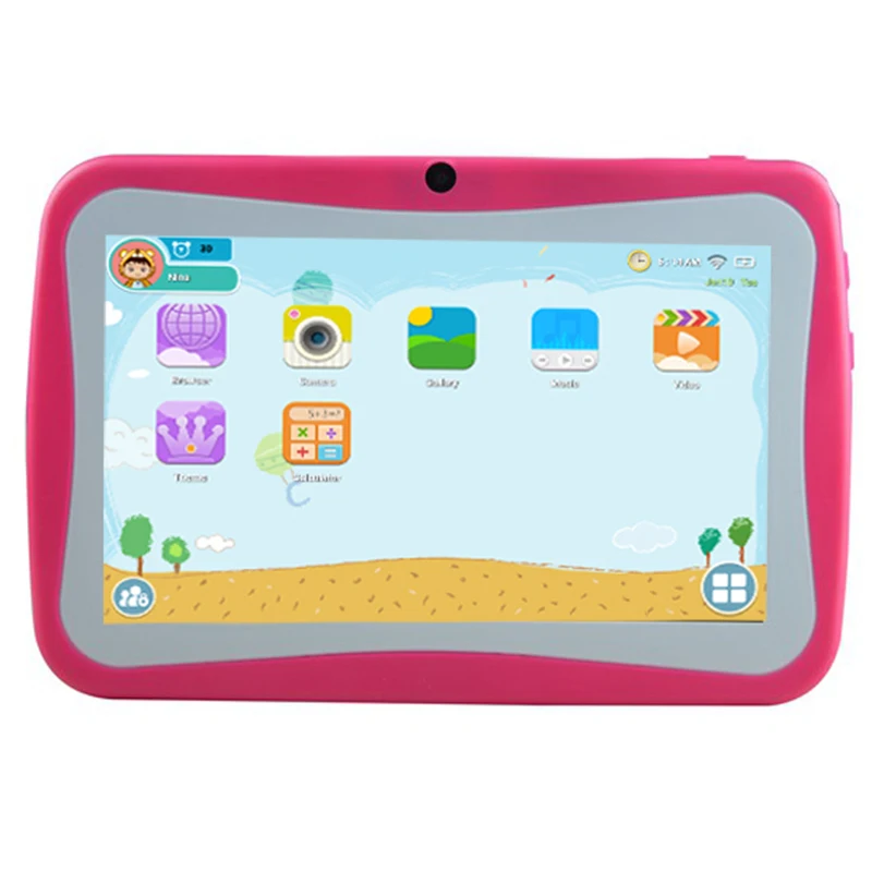 Дропшиппинг 7 дюймов Детский планшетный ПК с системой андроида и quad-core студент репетитор обучающая машина беспроводной Wi-Fi