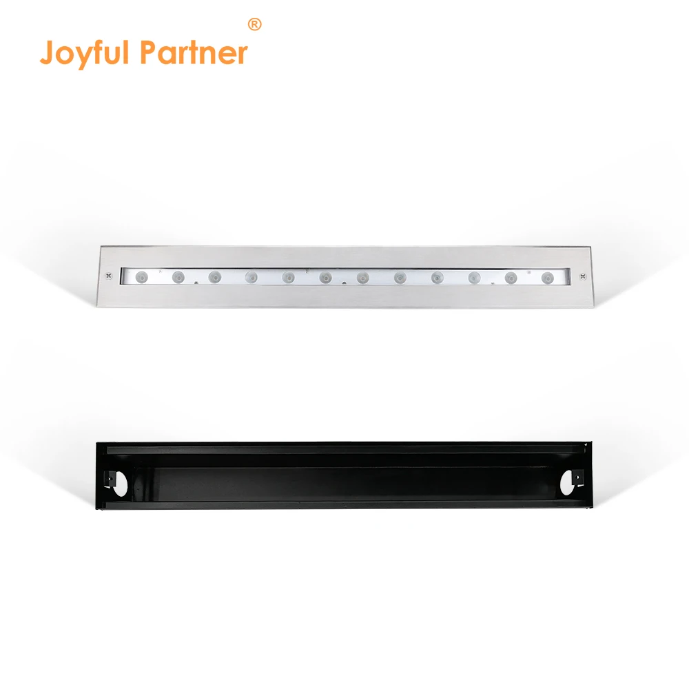 High Quality Rectangle Bright Asymmetrical Beam IP68 SS316L 12W 24VDC LED Underwater Linear Wall Washer Light