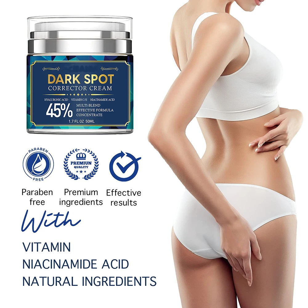 Black Spot Removal Cream is suitable for removing pigmented spots on the face body armpits knees head and sensitive areas