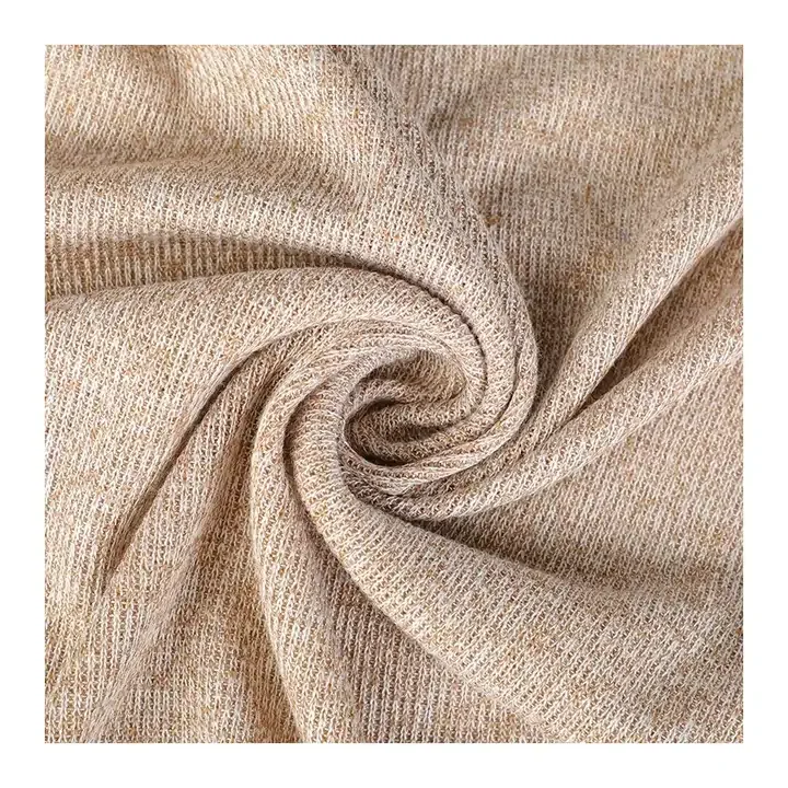 Wholesale 75% Rayon 23% Polyester 2% Stretch Hacci Single Jersey Sweater Knit Fabric