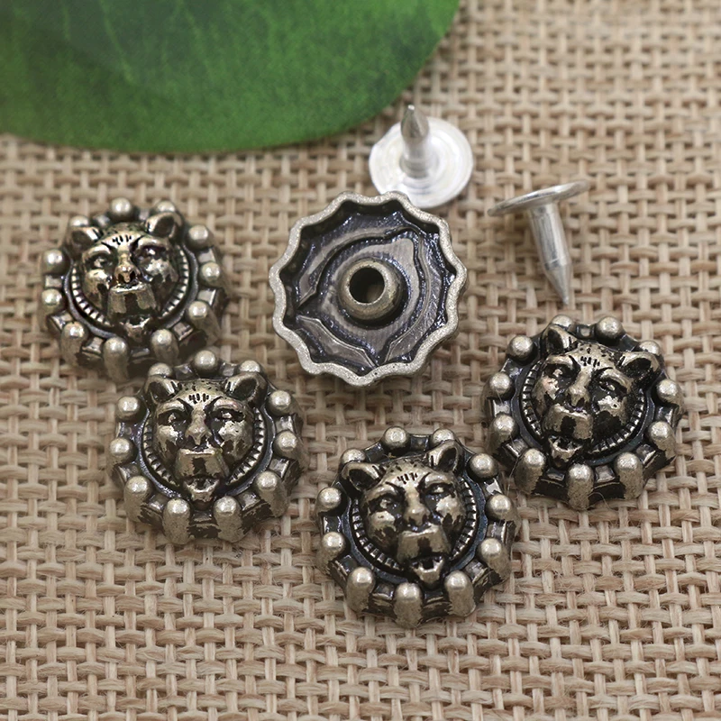 High quality fashion skull pattern alloy metal bag rivet for leather