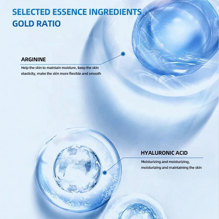 Private label Korean Brightening collagen crystal facial mask Moisturizing hydrating Facial Mask skin care jelly mask