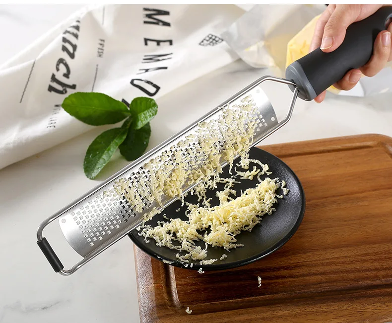 Kitchen Slicer Cheese Grater Zester Lemon Hand grater Lemon Zester & Cheese Grater with Non-Slip Grip Handle