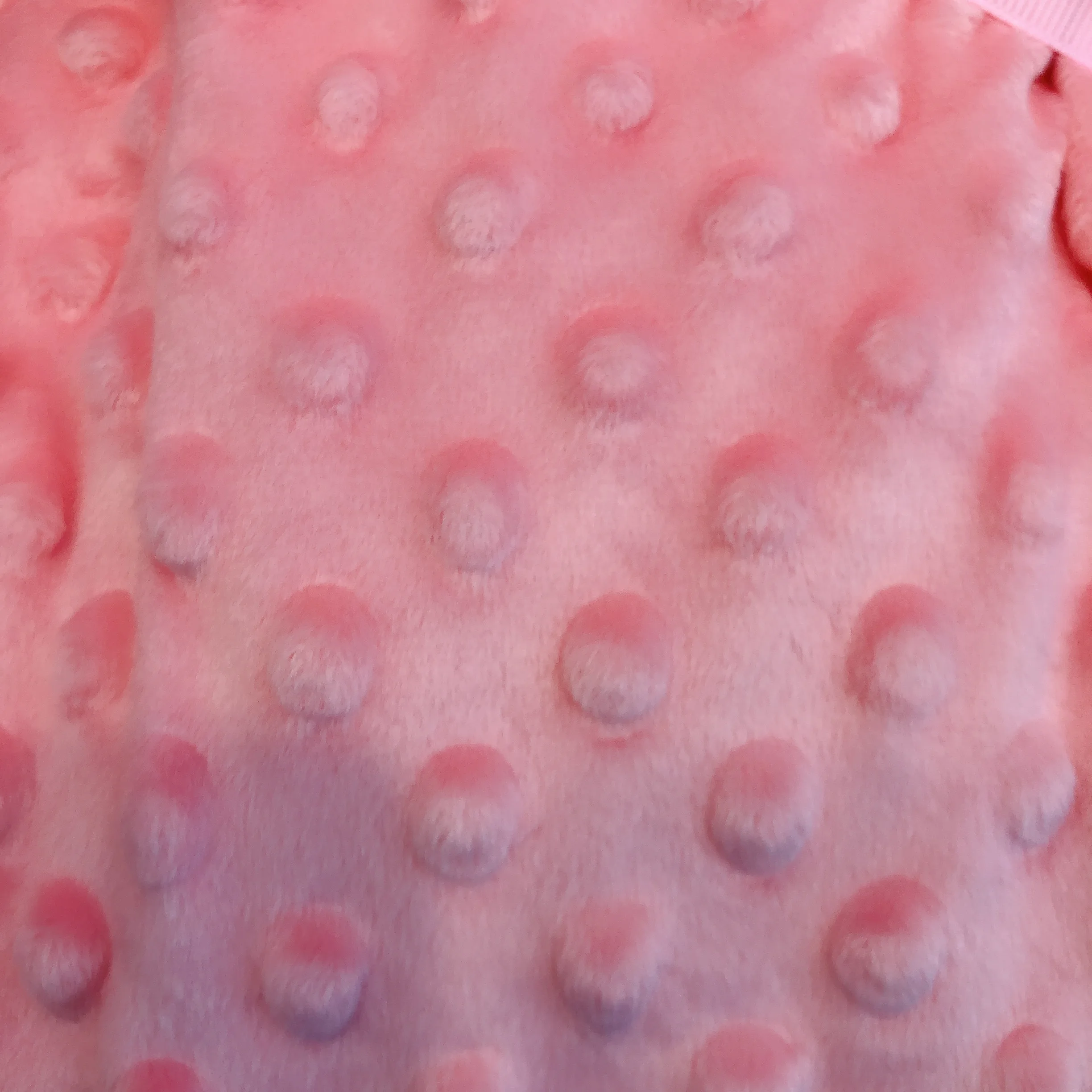 
Promotion sale Newborn baby blanket Blanket Minky Dot Weighted Blanket pink 