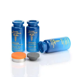 Wholesale custom empty injection vial luxury 10ml glass vial steroid labels China factory vial caps