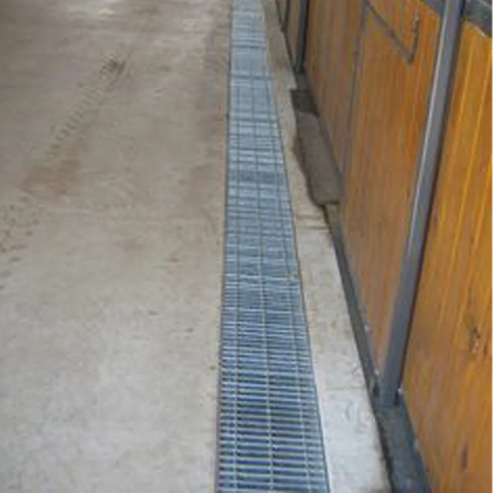 Grating cover drain channel system Stainless Steel Linear straight Storm Water Sump Pit precast concrete drainage channels