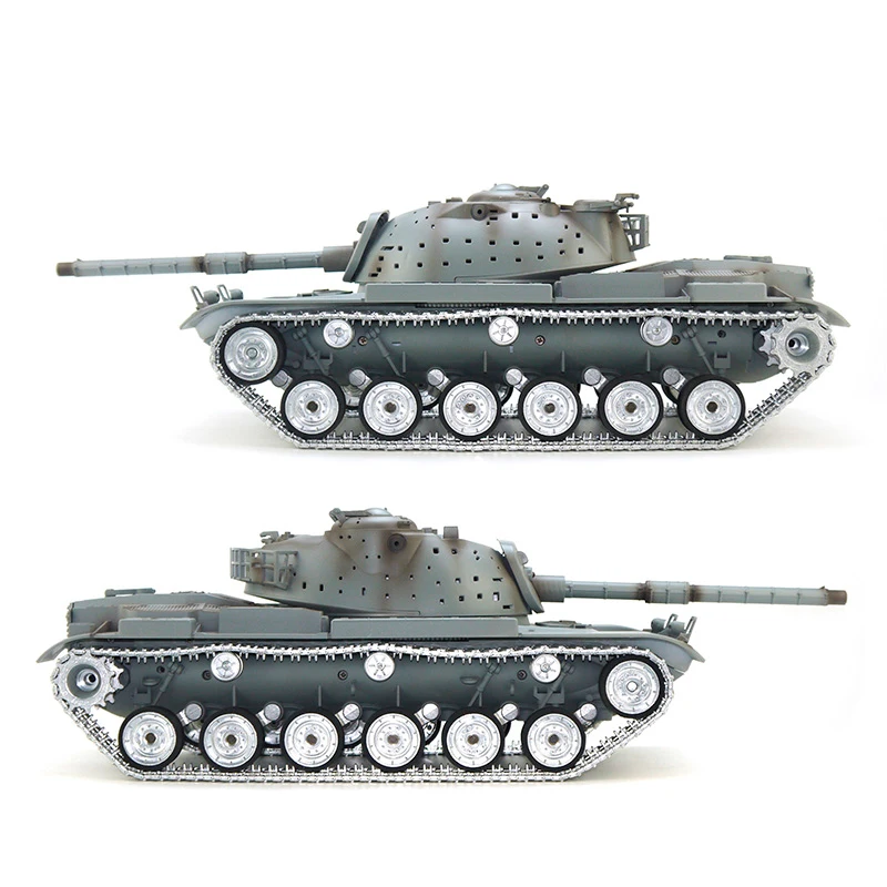 Newest COOLBANK M60W ERA RC Tanks Simulated Sound Effects Tank Model with LED Lights RC Toys for Kids Birthday RC Tank Gifts