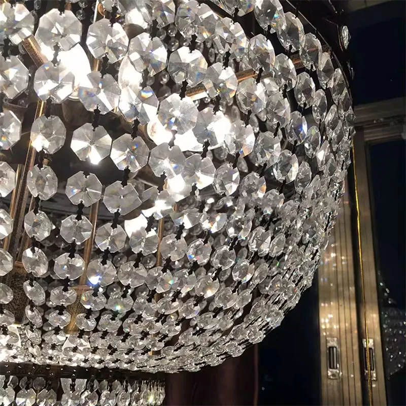 Modern Crystals Chandeliers Palace Style Crystal Chandelier Pendant Lamp Luxury Decor Ceiling Lights Chandelier