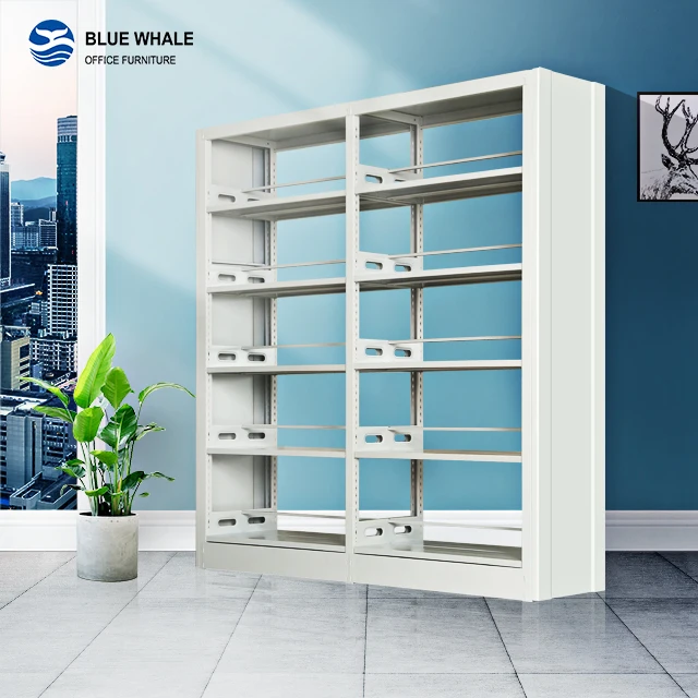 hot selling industrial bookcases library furniture for school use