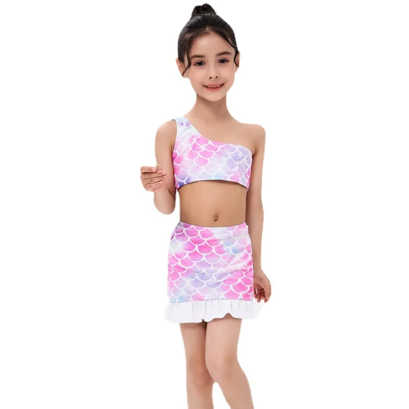 Halloween Carnival Cosplay Costume Kid Children Girl Mermaid Tail For Swimming Party Mermaid Costume Swimwear Swimsuit