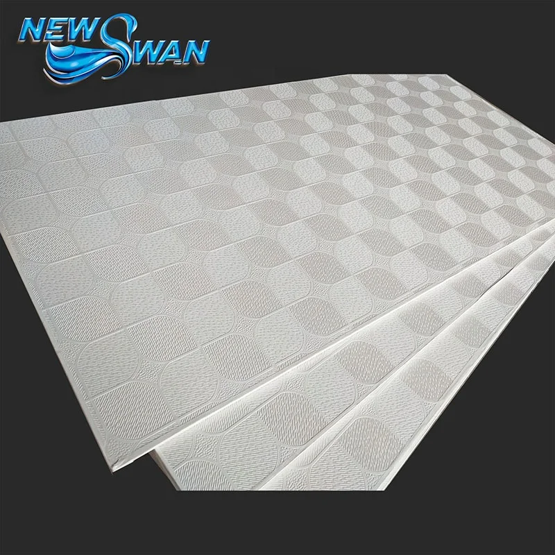 
60X60 Gypsum Ceiling / PVC Laminated Gypsum Ceiling Tiles 