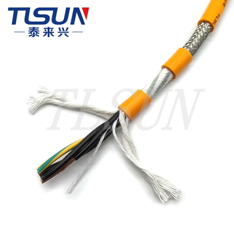 European Standard Line Highly Flexible Shielded Control Cable HF-CY 4X1.5MM2 Resistant to Repeated Bending
