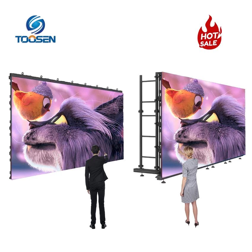 Indoor Outdoor Stage Rental LED Display Full Color Led Video Wall 500x500mm 500X1000mm Pantalla Die Cast Aluminum LED Screen