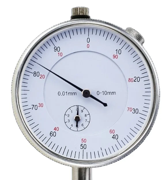 0-10mm 0.01mm Dial Indicator With Lug Back Measurement Dial Gauge instrument Tool