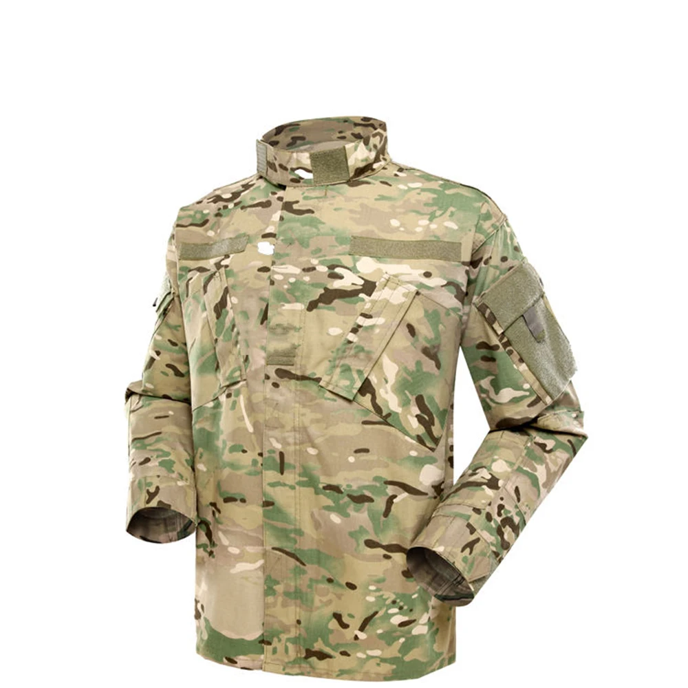 Shinesia Custom Camouflage Uniform Zipper Tactical Jacket Training Clothes