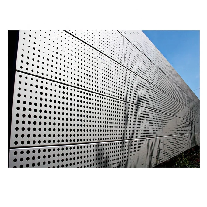 Cladding Wall Material Architectural Laser Cut Aluminum Perforated Metal Panel for Residential Building Facade