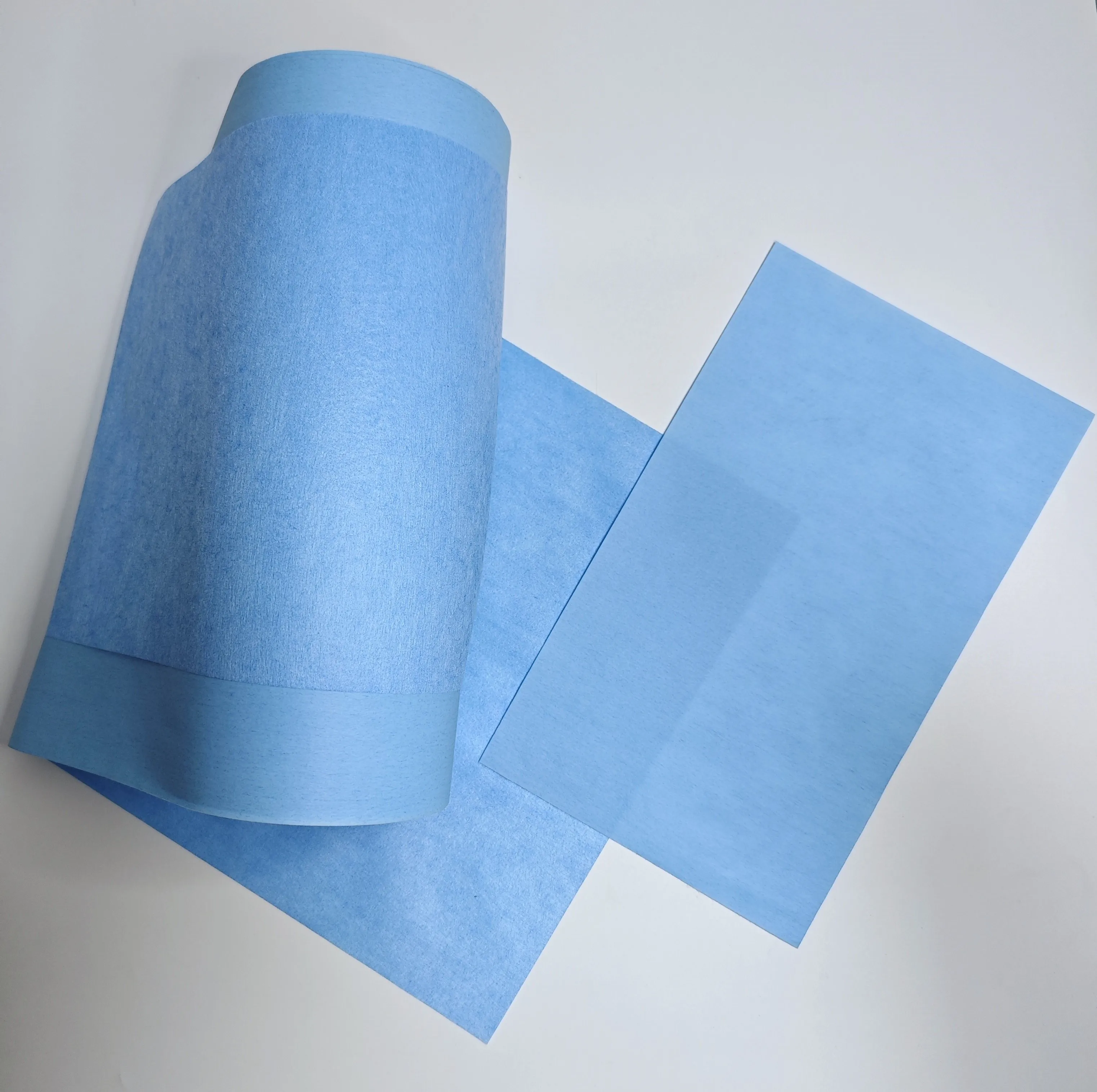 directly raw material  spunlace viscose +PE FILM laminated nowoven fabric for making medical absorbent  pad