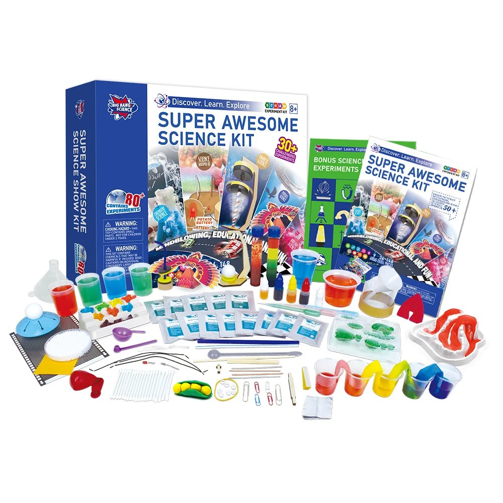Hot Selling Mega Chemistry Showing STEM SMART Science Advanced Learning and Creative Fun Experiment Kit Toys for Kids 8+