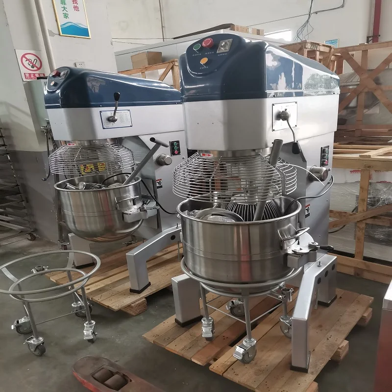 Multi Function cake mixer machine commercial included trolley 80l spiral bread dough mixer