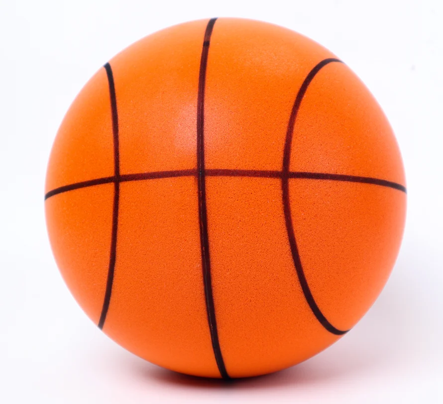 24cm 9.5inches Silent Basketball - No Noise Basketball for Indoor & Outdoor Training, Foam & Soft Basketball