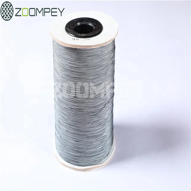Quality polyester pull cord for pleated mesh wear resistant gray PET rope thread plisse mosquito net folded mesh wire accessory