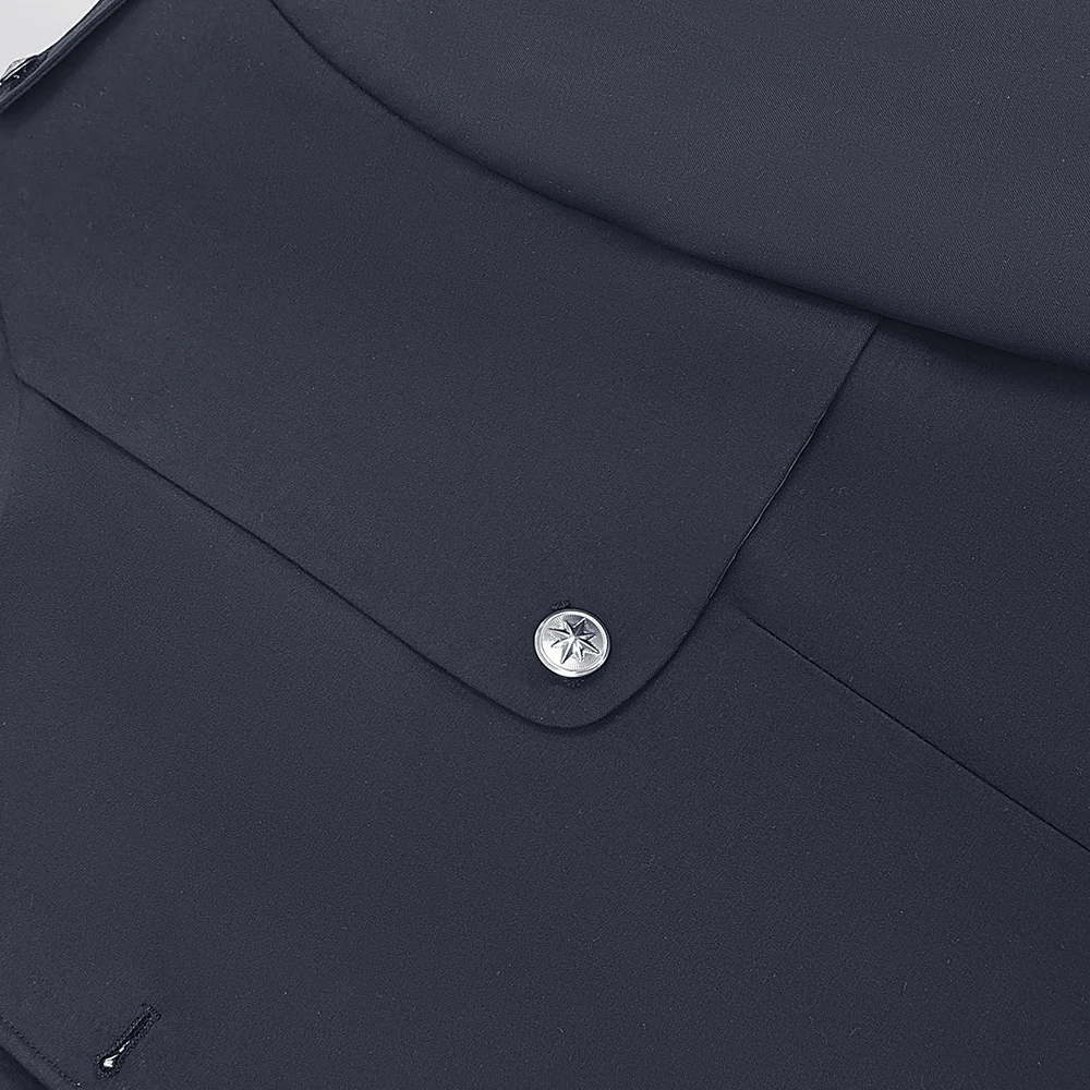 Custom Security Guard Duty uniform Blazer Long-sleeved Jacket royal Guard Property Patrol Black Security Jacket