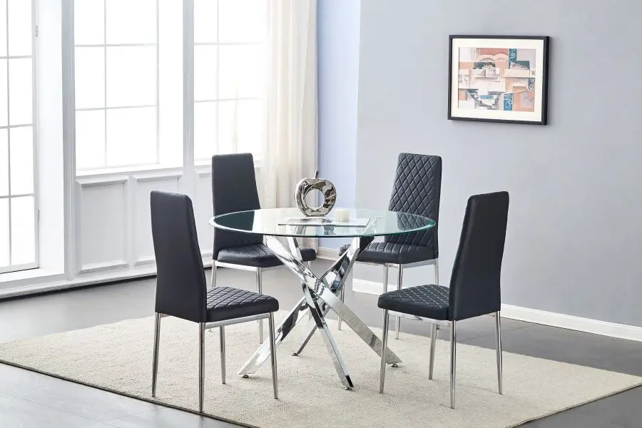 Modern Style Luxury 6 Seater Kitchen Furniture Cheap Dining Table And Chair Set Used For Dining Room