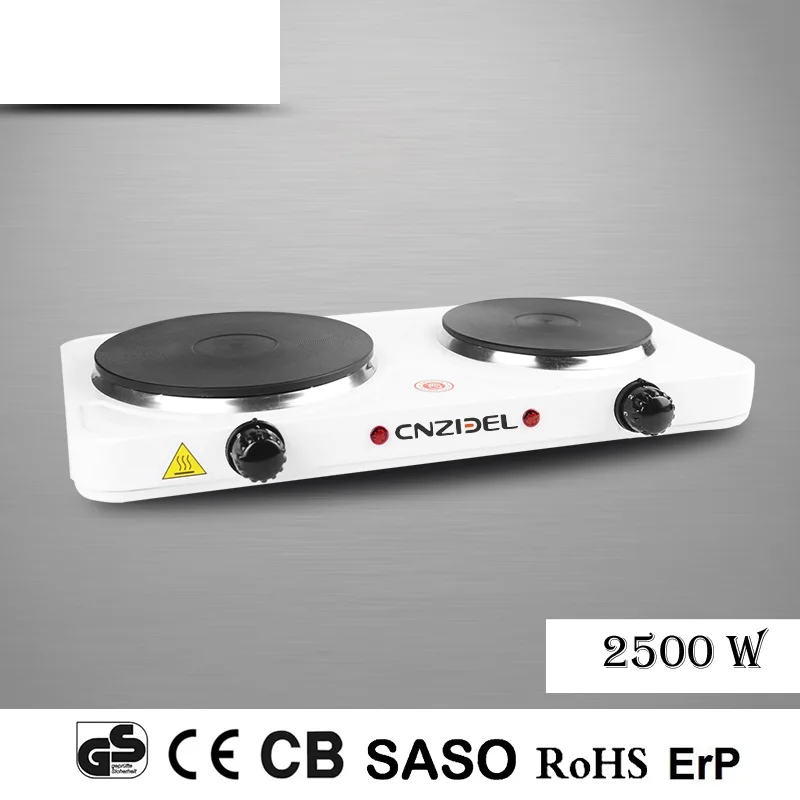 Новый дизайн кухонная плита домашняя настольная электрическая 1500W + 1000 Вт
