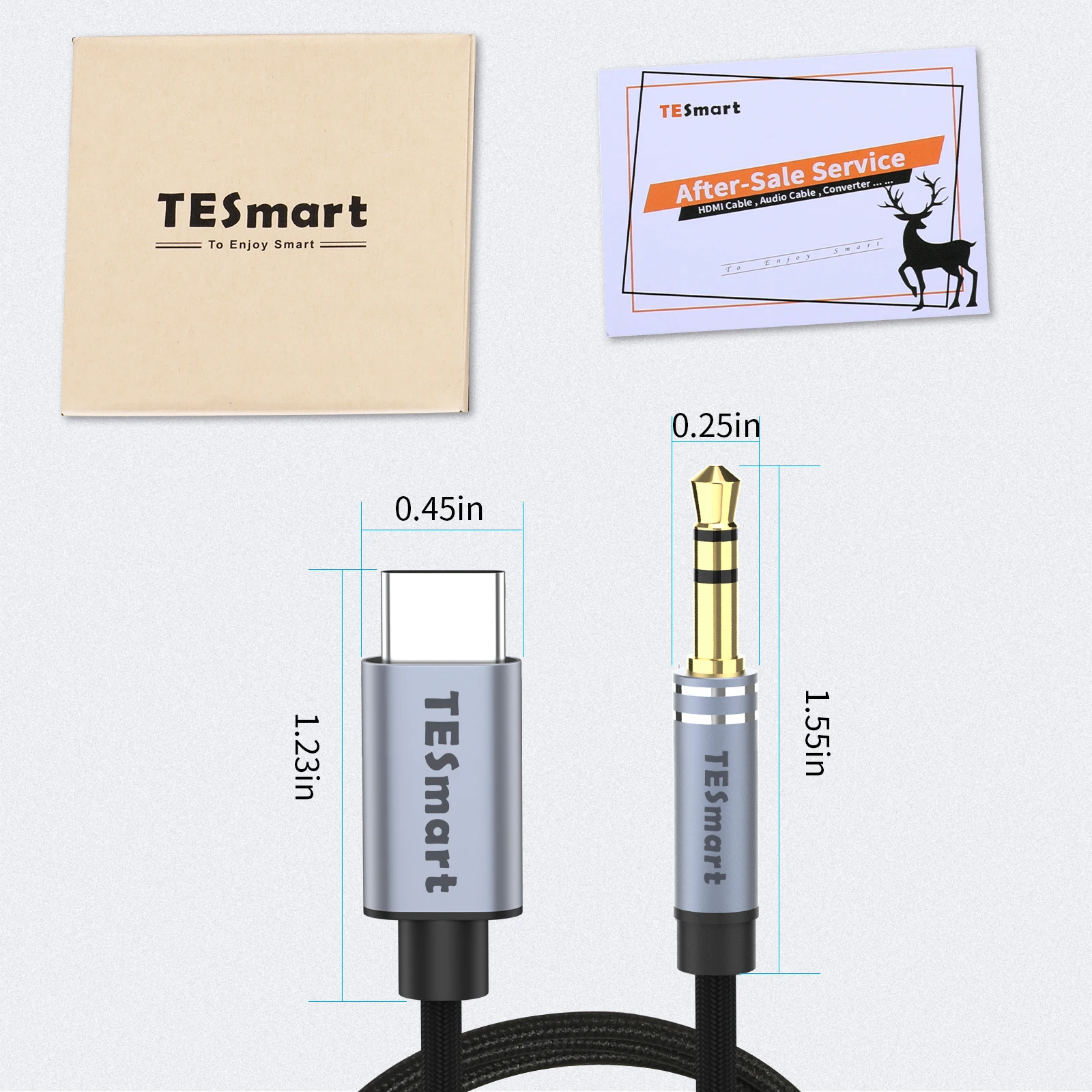 Высокое качество Тип C стерео шнур Кабель с разъемом USB типа Male к 3 5 мм разъем TRS на обоих концах для подключения внешних устройств автомагнитоле телефонов