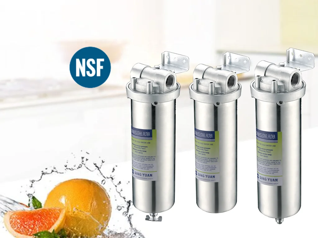 HONG HUI HPS-20C NSF Stainless Steel Filter Housing 10 Inch Water Filter System