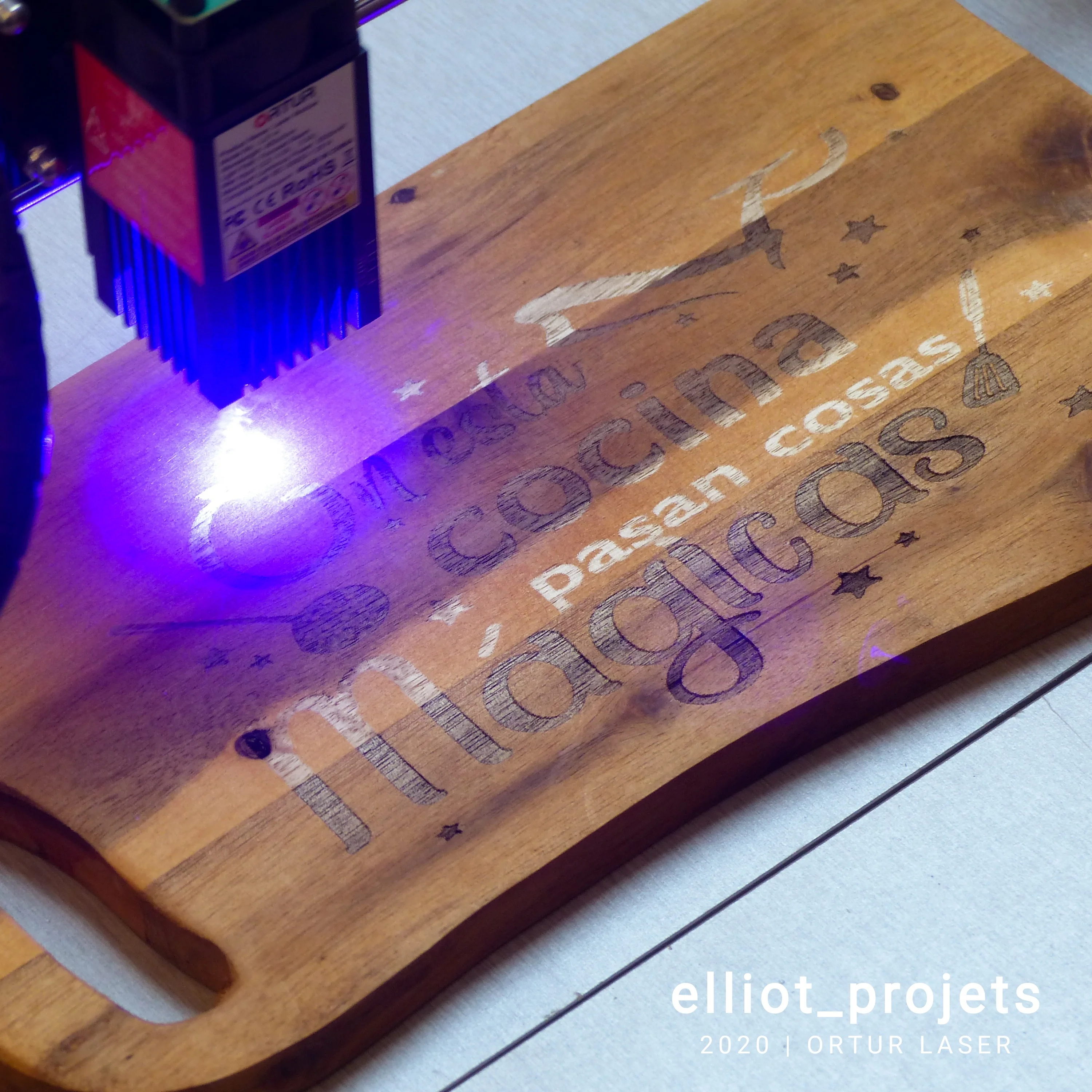 Ortur Laser Engraving Machine Wood Cutting Design Desktop DIY Laser Engraver Eye Protection