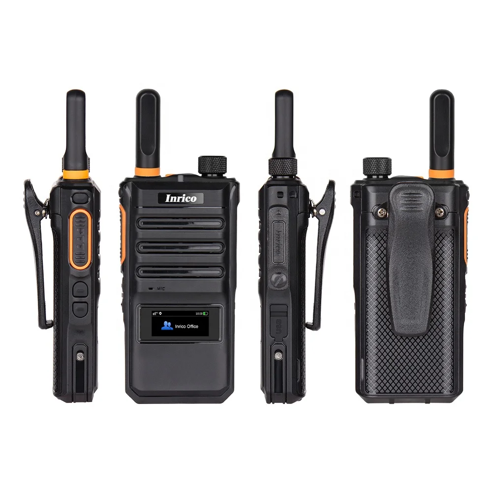 Inrico T620 4G Лидер продаж wcdma портативная Военная ptt сетевая рация с sim-картой и небольшим